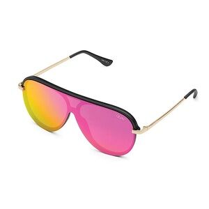 Quay Australia x JLo Empire Shield Aviator Sunglasses, NWT